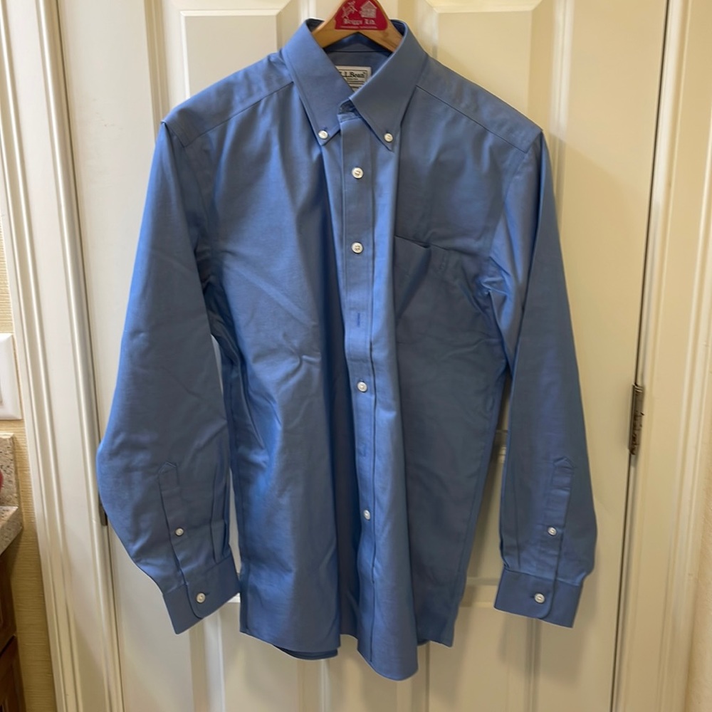 3 L.L. Bean Mens dress shirts